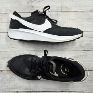 Nike Sneakers Men 10.5 Black Waffle Debut DH9522-001 Retro Low Top Running Shoes